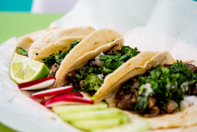 Tray of tasty Tacos